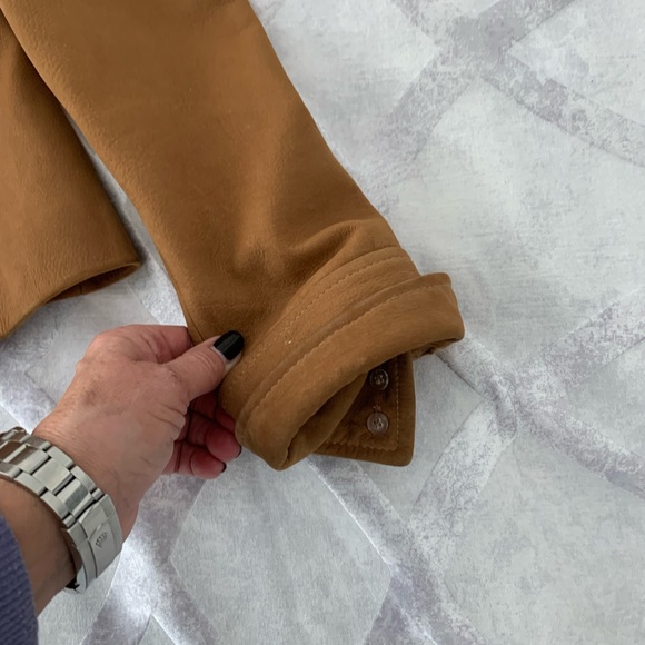 Kenzie Suede Bomber Jacket - Picture 3 of 5